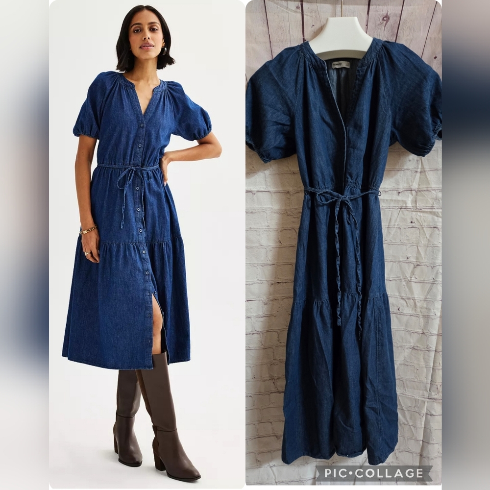 Sonoma Indigo Denim Midi Dress